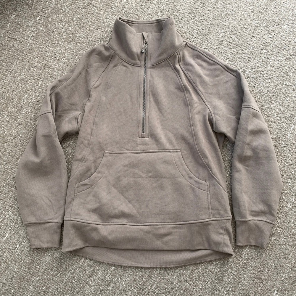 Lululemon Scuba Oversized Funnel-Neck Half Zip Long